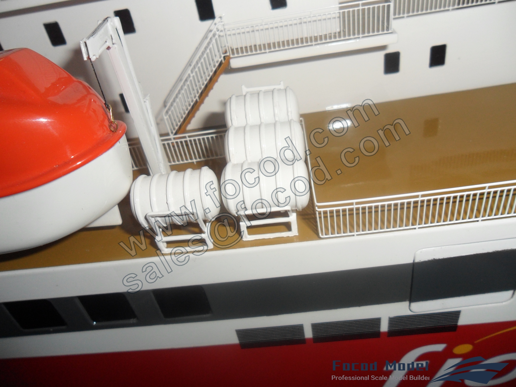 custom made model of 134m Ferry